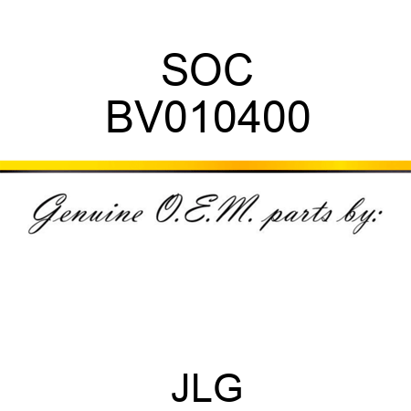 SOC BV010400