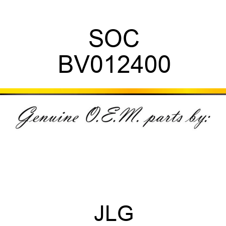 SOC BV012400