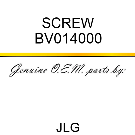 SCREW BV014000