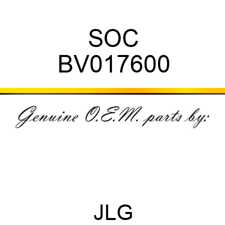 SOC BV017600