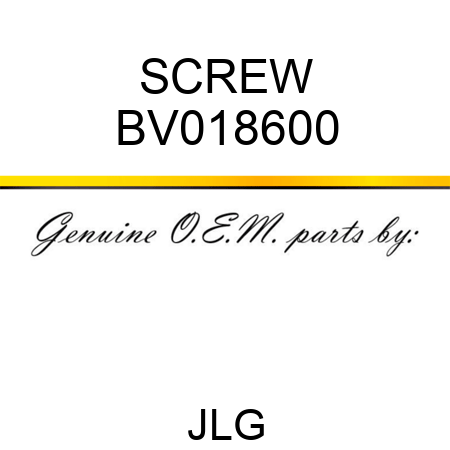 SCREW BV018600