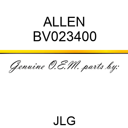 ALLEN BV023400