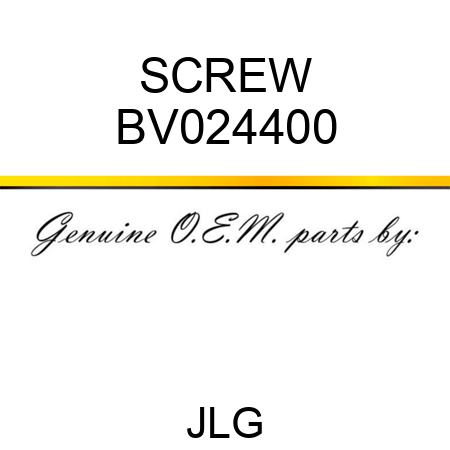 SCREW BV024400