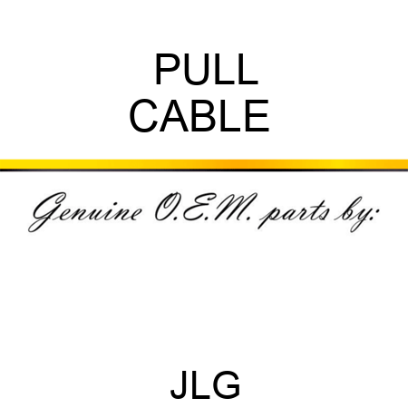 PULL CABLE 