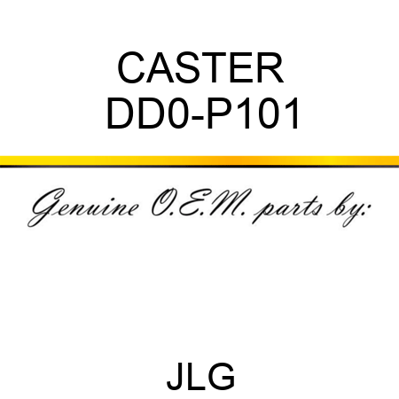 CASTER DD0-P101