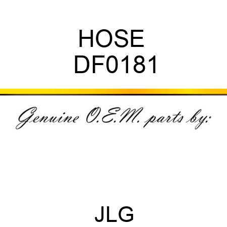 HOSE  DF0181