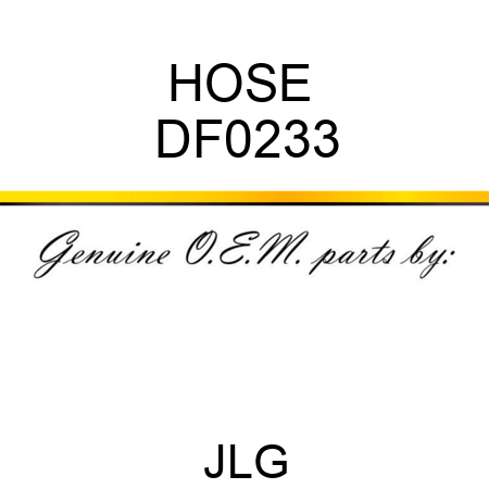 HOSE  DF0233