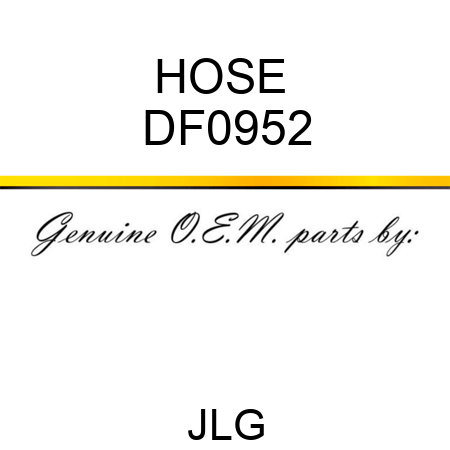 HOSE  DF0952