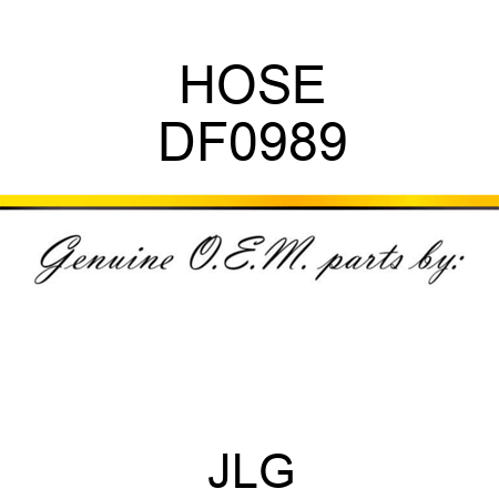 HOSE DF0989