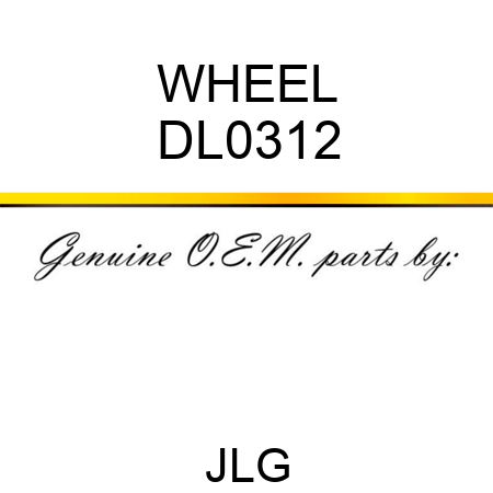 WHEEL DL0312