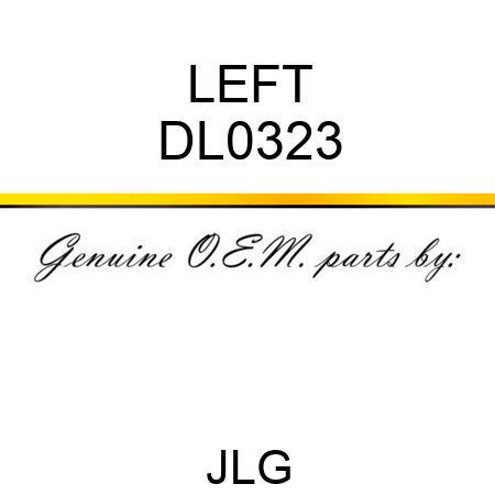 LEFT DL0323
