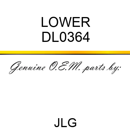 LOWER DL0364