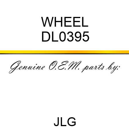 WHEEL DL0395