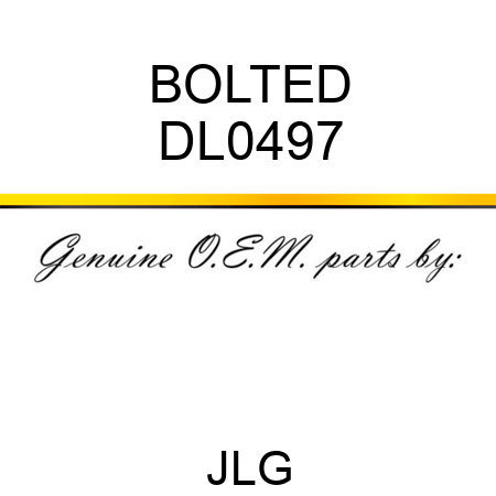 BOLTED DL0497