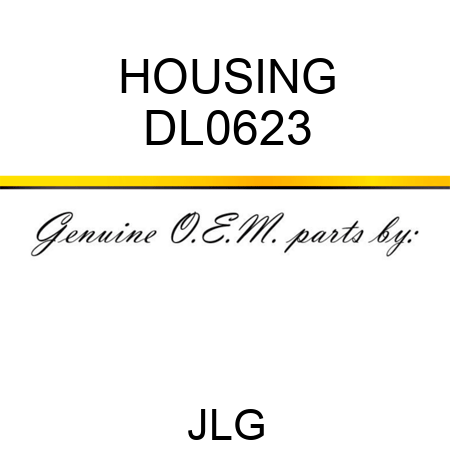 HOUSING DL0623