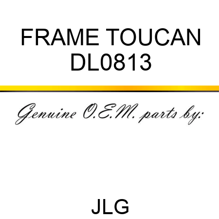 FRAME TOUCAN DL0813