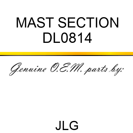 MAST SECTION DL0814