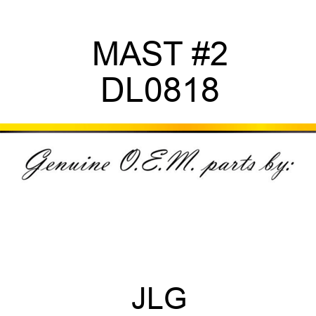 MAST #2 DL0818