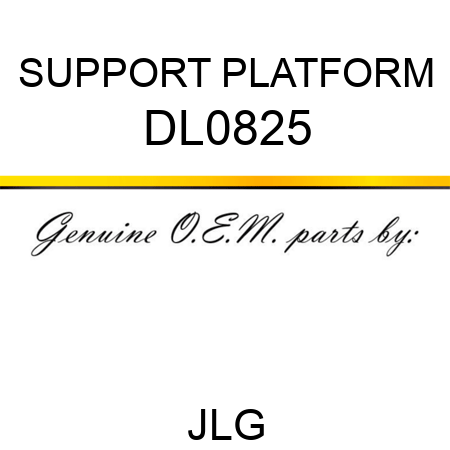 SUPPORT PLATFORM DL0825