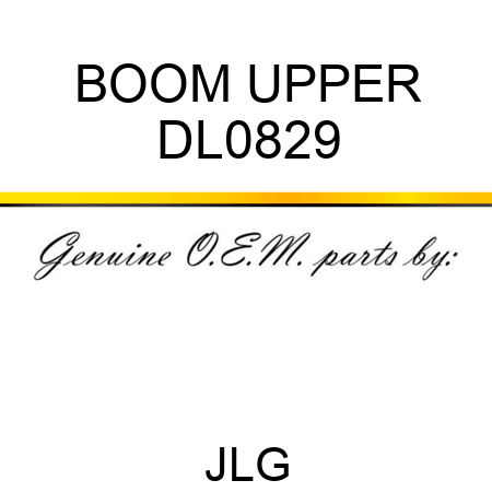BOOM UPPER DL0829