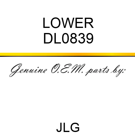 LOWER DL0839