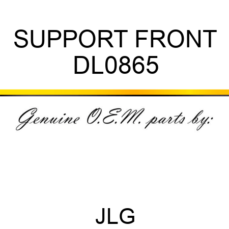 SUPPORT FRONT DL0865