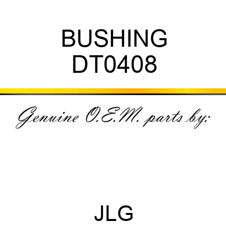 BUSHING DT0408