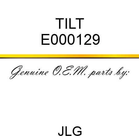 TILT E000129