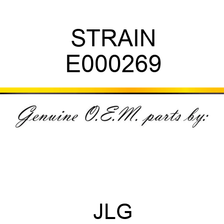 STRAIN E000269