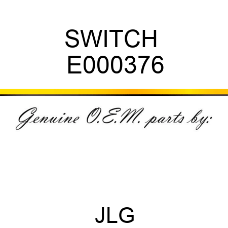 SWITCH  E000376