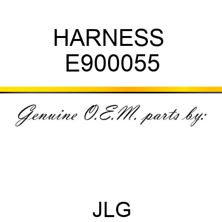 HARNESS  E900055