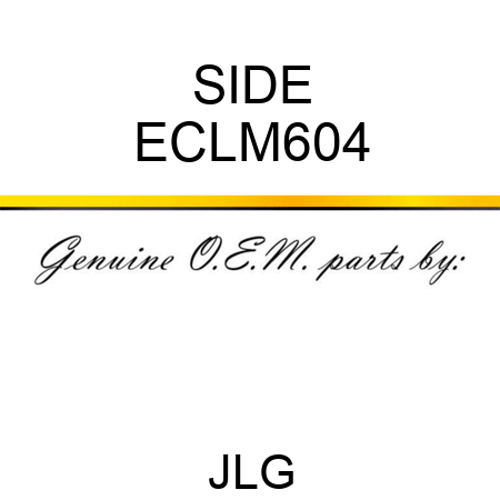 SIDE ECLM604