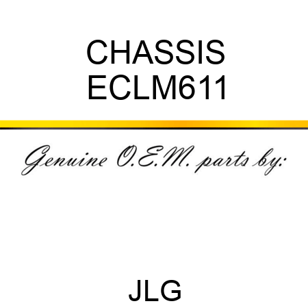 CHASSIS ECLM611