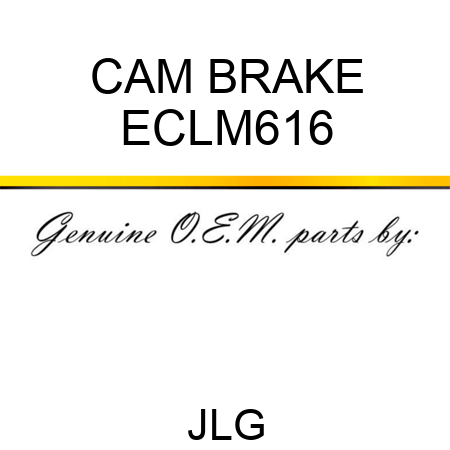 CAM BRAKE ECLM616