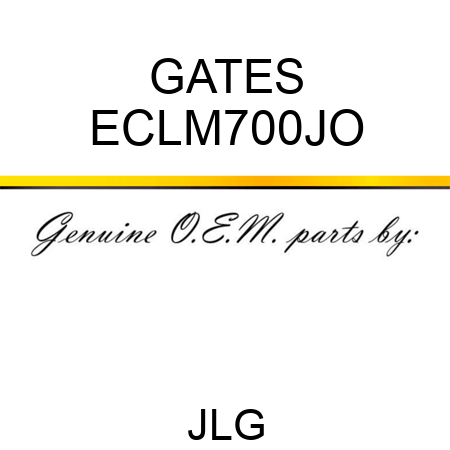 GATES ECLM700JO