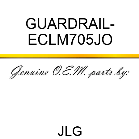 GUARDRAIL- ECLM705JO