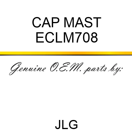 CAP MAST ECLM708