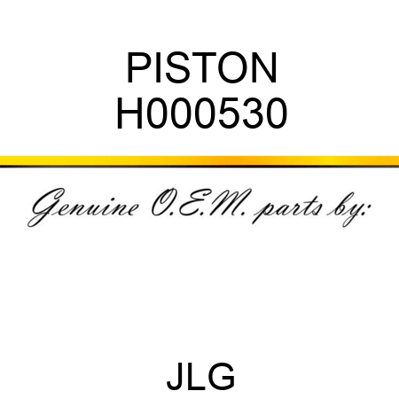 PISTON H000530