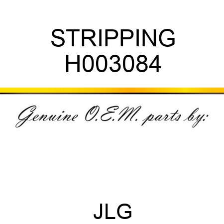 STRIPPING H003084