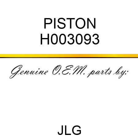 PISTON H003093