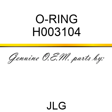 O-RING H003104