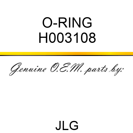 O-RING H003108
