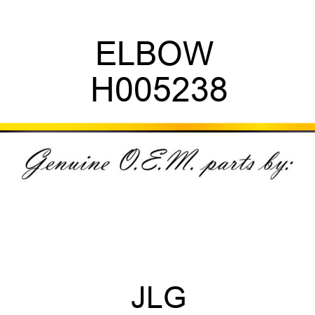 ELBOW  H005238