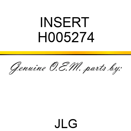 INSERT  H005274