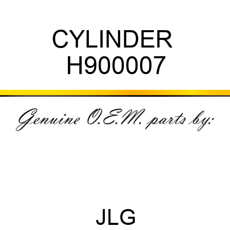 CYLINDER  H900007