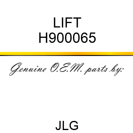 LIFT H900065