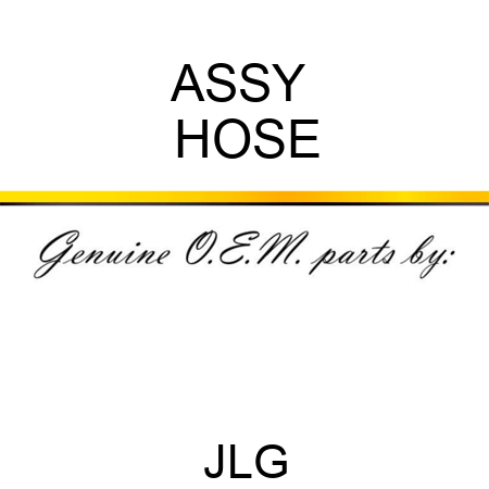 ASSY  HOSE