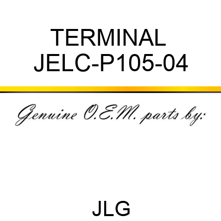 TERMINAL  JELC-P105-04