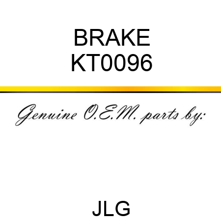 BRAKE KT0096