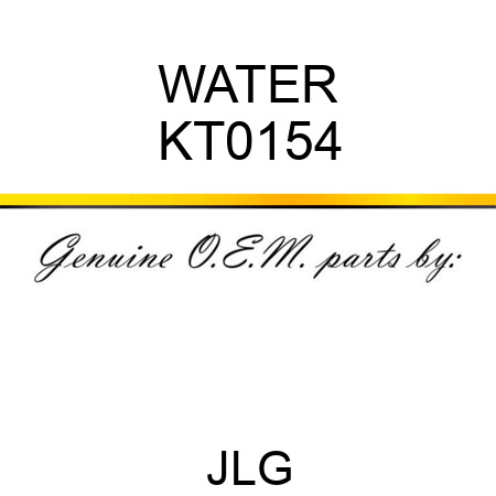WATER KT0154